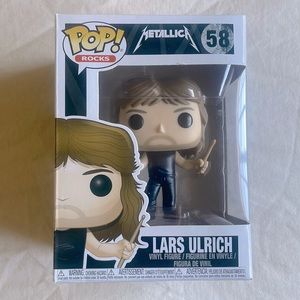 Vinyl figure. Funko Pop Rocks Metallica. Lars Ulrich.